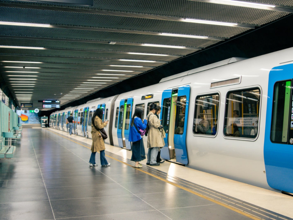 Is 3000 AED a good salary in Dubai. Dubai Metro train at a station representing affordable public transport for low-salary workers
Dubai Metro station
