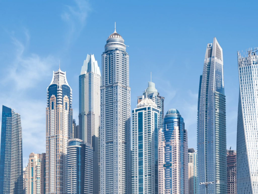 Is 3000 AED a good salary in Dubai. Dubai business district with office buildings representing professional salary levels and career opportunities